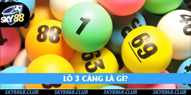 SKY88 nêu rõ về lô 3 càng SKY88 nêu rõ về lô 3 càng